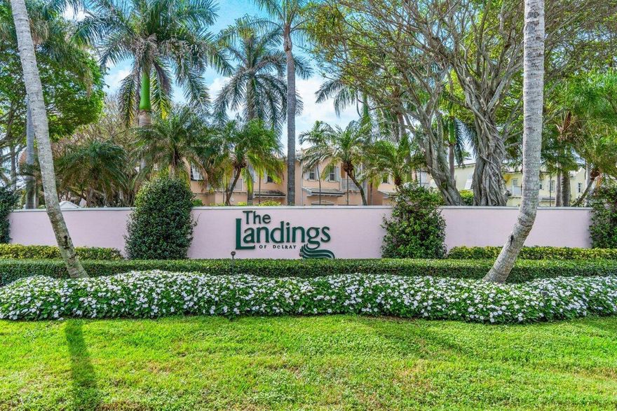 Located in the coveted Landings of Delray this 3 Bed/3 Bath condo is the perfect winter retreat or full time residence. Recently renovated with upgrades including new wood flooring & carpet, guest bath/shower, built-in-bar, tankless water heater, wall safe, all new kitchen appliances including wine/beverage cooler , new A/C, FPL SurgeShield Protector and PGT Impact windows and sliding doors. Just a block from the beach and blocks from bustling Atlantic Ave this spacious condo which lives like a home is not to be passed up!