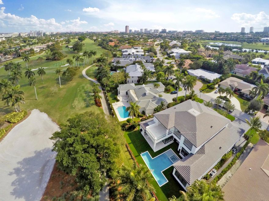 Newly Constructed Estate on the Jack Nicklaus Designed Golf Course in Royal Palm Yacht & Country Club.  The ''Coventry Model'' by award winning builder Bloomfield Construction is a must see.  The contemporary designed estate boasts 6 bedrooms, 6 full baths, a cabana bath and a powder room. When you enter the home, the open floor plan is very inviting.  First floor features include: a Master Suite with his and her walk-in closets, a VIP guest suite, a formal living room and club room with dual fireplace, an office with barn door entry, a family room with breakfast area with interlocking sliding glass doors overlooking the expansive golf views, and gourmet kitchen.  Second floor features a loft area with wood flooring, 4 ensuite bedrooms and large balconies in the rear of the home with breathtaking views. Other features include a first and second floor laundry room, generator, 4 car garage with car lifts and side golf cart entry.  Exterior features, a covered lanai with summer kitchen, "T" shaped pool with water level spa and sun shelf, replica grass, circular driveway and lush landscaping.  Open house Sunday's from 1:00 - 5:00.  Don't miss out on this one!  Call Bill Hasey 561-866-6911 to show