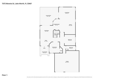Tiny photo for 7372 MONETA Street, Lake Worth, FL 33467 (MLS # B26086097)