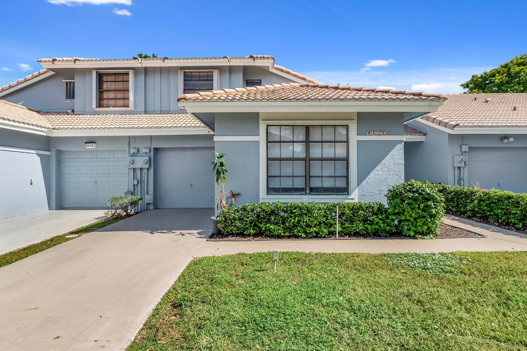 An incredible opportunity to own a beautiful townhome nestled on a quiet street in West Boynton Beach. As soon as you enter this charming and sun-filled dwelling, you immediately feel at home. This home features one bedroom on the first floor and two generously sized bedrooms upstairs. The kitchen is wonderfully renovated and perfect for any home chef. Enjoy the stunning and natural tile and hardwood floors along with brand new plumbing, interior/exterior paint, blinds, and AC. Located just off the kitchen is a beautiful private fenced in yard. Do not miss out!!