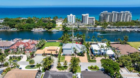 Tiny photo for 4130 NE 31st Avenue, Lighthouse Point, FL 33064 (MLS # B26028407)
