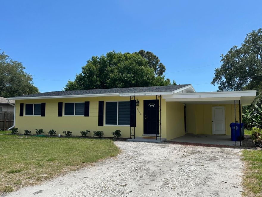 Step into this beautifully remodeled 3-bedroom, 2-bath rental home in the heart of Vero Beach. Upgrades include impact windows, a new roof, and a new AC system for yearround comfort and peace of mind. The home offers a bright, modern interior and a convenient layout perfect for everyday living. Located just minutes from Miracle Mile shopping, popular restaurants, and Vero's stunning beaches, this home puts you close to everything.