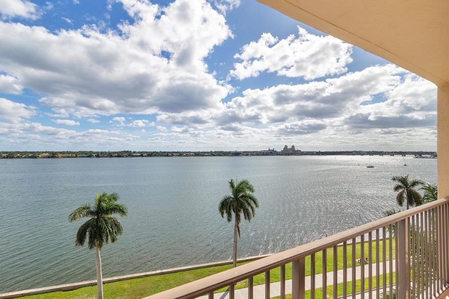 Wake up to the sunrise and enjoy coastal breezes in this beautifully furnished 2-bedroom, 2-bathroom residence at the highly desirable Flagler Pointe in West Palm Beach. This inviting unit offers bright natural light and scenic views of the Intracoastal, Palm Beach Island and lovely glimpses of the ocean. Whether you're starting your morning with coffee or winding down at sunset, this waterfront unit creates a peaceful, relaxing atmosphere. Set within a gated, resort-style community with 24-hour security, a pool, jacuzzi, sauna, fitness center, billiard room and a business center. This home offers comfort, convenience, and ease of living. The interior is tastefully furnished with a stylish, cohesive design that makes the space feel warm, comfortable, and move-in ready.