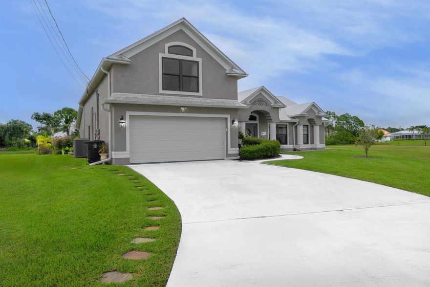 Welcome to this stunning 5-bedroom + den, 3-bath home with 3,110 sq ft on a quiet cul-de-sac in the desirable area of Torino! This beautifully updated property features impact windows and doors, a 2022 metal roof, 2024 plumbing and 2018 wiring for modern comfort and peace of mind. The open-concept floor plan showcases wood-look tile floors, high ceilings, and a spacious great room that flows into a gourmet kitchen with granite countertops, stainless steel appliances, and 9 feet island.