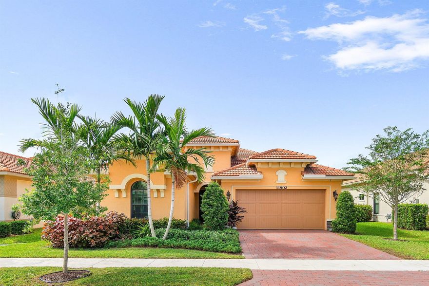 Welcome to your modern oasis at 11902 Palermo Road in Parkland, FL! This bright and cheerful 2,607 sq. ft. home offers an innovative layout with a special private suite featuring its own entry, living area with kitchenette, bedroom, bathroom, and laundry--perfect for a home office, adult children, or a caretaker. The main living area invites you to explore a gourmet kitchen that flows seamlessly into the dining area and great room, ideal for entertaining and everyday living. Stylish glass barn doors open to a versatile office/den space. Enjoy seamless indoor-outdoor living with a screened-in patio and fenced yard. With 3 full bedrooms and 3.5 bathrooms, this home provides ample space for everyone. This property combines space with style, offering a modern lifestyle in a vibrant community.