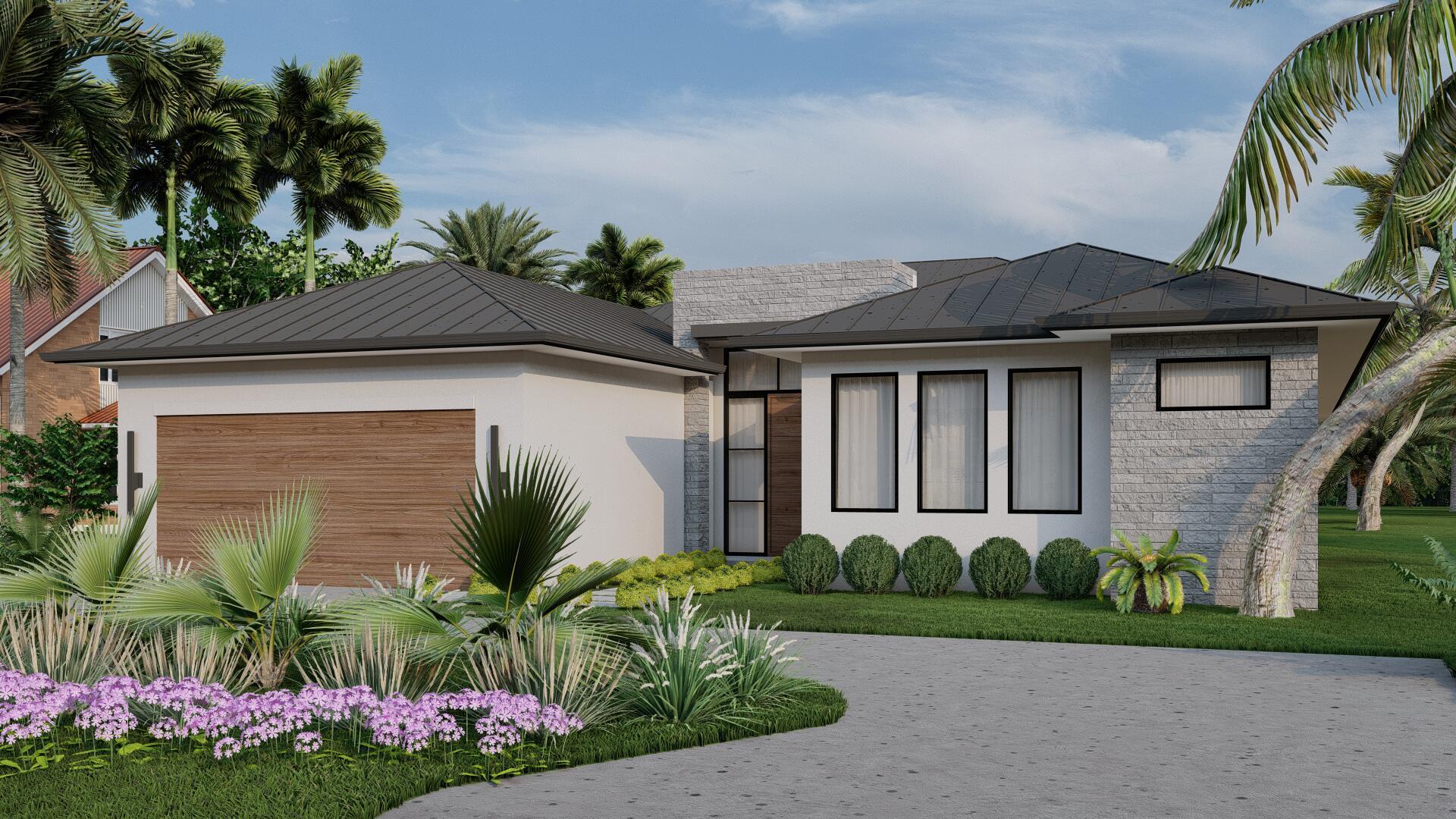 Build Your Dream Home in Sought-After Lake Ida!A great opportunity to own vacant land in the heart of the highly desirable Lake Ida neighborhood, surrounded by beautifully constructed new homes and minutes from the best of Delray Beach. This clear, ready-to-build lot comes with permit-ready architectural plans for a stunning one-story, 3,540-square-foot 4350 square foot overall home featuring four bedrooms plus office/bonus room, four full baths, with a guest powder room and a separate cabana bath. Plenty of room for a pool and covered Loggia on this 10,875 square foot lot.Enjoy the convenience of being just steps from Lake View Park, a tranquil park with a boat launch, play structures, gazebos and picnic area restroom facilities. Lake Ida's is