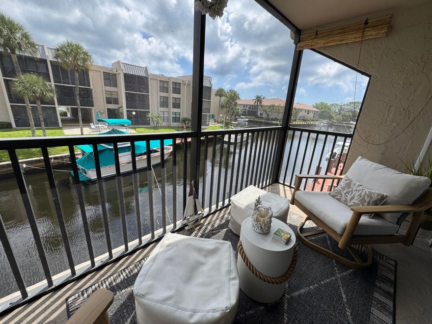 Modern remodeled  2/2 fully furnished turnkey condo offered as a seasonal rental. This unit has everything you need for convenient living. Located in the sought after community of Boca Bayou in east Boca Raton. Enjoy sparkling water views from your condo and screened in balcony. Experience the tranquility of waterfront living, where you can unwind and savor the gentle breeze from your private retreat. Wake up each morning to picturesque scenery and relax in a peaceful setting that's perfect for both work and leisure. Cable, HBO, wifi and water is included. Boca Bayou is a gated community offering 5 heated pools, tennis, putting green, new clubhouse coming soon with fitness center and so much more. Close to beach, Mizner Park shopping & restaurants.   Owner prefers a minimum 4 month lease, however is negotiable. The unit can be rented for 3 months at $5,000 per month, 4 months at $4500. per month, 5 or 6 months at $4,000. per month.  Minimum credit score per HOA is 700. 13% tourist tax applies. Renter's Insurance required and $150 cleaning fee. Non smokers only.