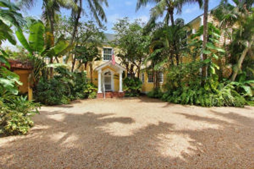 Waterfront, Waterfront, Waterfront! Located in the heart of Palm Beach, this 1920's waterfront estate is reminiscent of Palm Beach's early ambiance. The main house has 7 bedrooms, 7.5 baths and with its spacious living areas and high ceilings, large outdoor patios, billiards room and expansive views of the Intracoastal waterway, this home is perfect for casual Florida Living! The property also includes a 2,400 sq.ft. 4 bedroom, 3 bathroom guest house with its own pool.