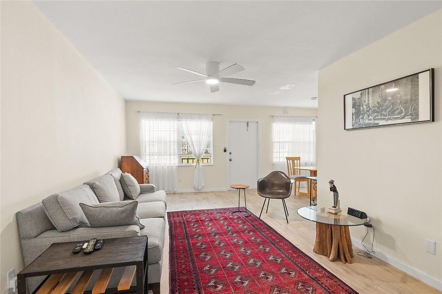 EXCELLENT VALUE: 55+ Condo Ready for You! This efficient 1 Bedroom, 1.5 Bathroom condo offers a fantastic opportunity for immediate equity or investment within a desirable 55+ community. The property boasts significant mechanical and aesthetic updates for low-maintenance, worry-free living: New AC (2022) New Water Heater (2021) New contemporary flooring (2021) This prime location is close to all major Vero Beach amenities. Beach 10 min away community facilities nearby, this is the perfect solution for effortless coastal living. Don't miss this tremendous value in a high-demand area!