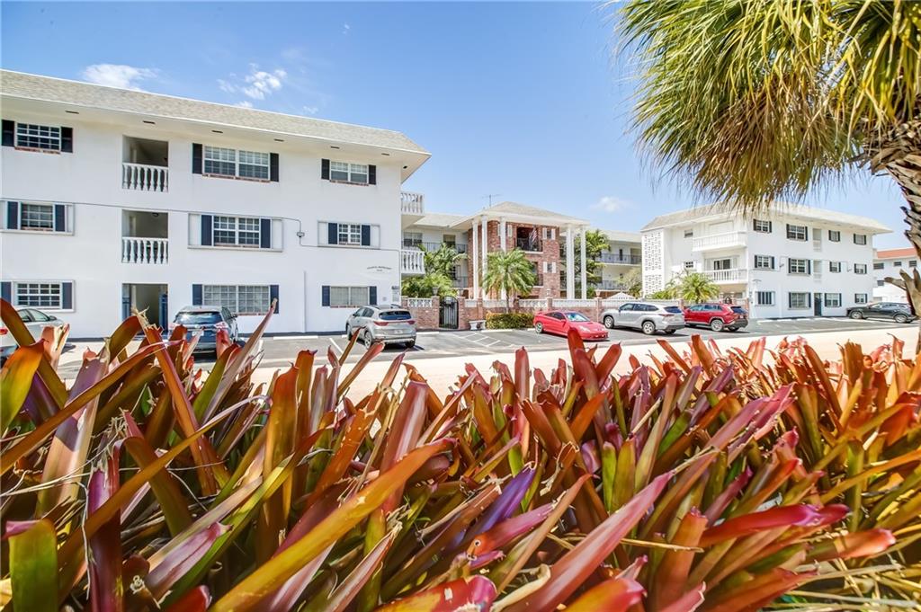 Charming and spacious 1 bedroom 1 ½ bathroom condo is ready to welcome you home! Everything is immaculately maintained, with gleaming tile floor, fresh paint, impact windows, plantation shutters, ceiling fans, a separate living room and dining room, and plenty of closets and storage. This is a perfect year-round residence or a great winter getaway in the sunshine and sand for the lucky new owner. This location is in one of East Fort Lauderdale’s highly sought-after neighborhoods, so convenient to the beach, Galleria Mall, grocery store, restaurants, pharmacy, entertainment, and water taxi. The gated 55+ community includes a heated pool, laundry room, community room, landscaped courtyard, assigned parking and guest parking, elevator, and low maintenance. Don't miss out on this one!