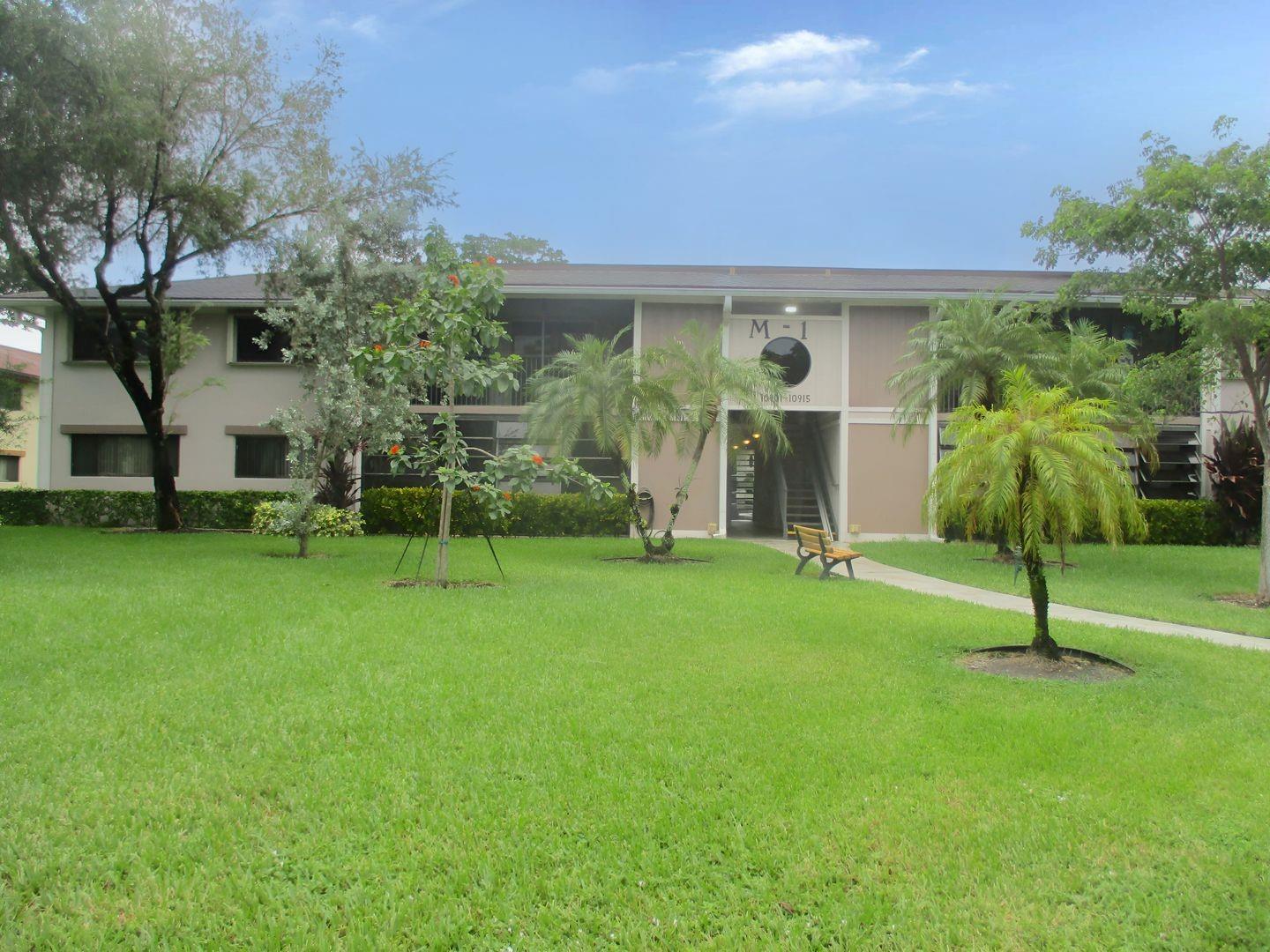 Spacious 2-Bedroom, 2-Bath 1st floor unit with serene a garden view! This generously sized condo offers a bright and open living/dining area, oversized bedrooms, and a screened balcony perfect for enjoying the peaceful surroundings. The unit is in overall fair condition and offers great potential with your personal touch. Conveniently located near schools, shopping, Coral Springs, and the Tamarac Sports Complex. Buyer's HOA requirements include a minimum 650 credit score and income minimum of $25k a year. Property is vacant & empty, some photos have been virtually staged. Buyer is solely responsible for verifying any assessments, HOA fees.