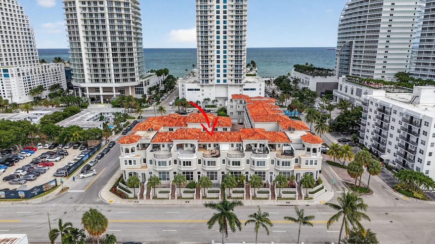 This gorgeous 4-level townhouse is perfectly situated in the highly desirable Ft. Lauderdale Beach community, just one block from the beautiful blue ocean & within walking distance to the finest restaurants. Minutes from Las Olas Blvd this spacious residence offers over 3,000 sq. ft. of luxurious living space with a private elevator, two-car garage, and secure gated entry. The 1st floor features a two-car garage & laundry area, the 2nd floor offers a bright living room, formal dining, breakfast area, and gourmet kitchen complete with new kitchen Aid appliances and digital refrigerator, the 3rd floor hosts the master ensuite along with two guest bedrooms and full bath, while the 4th floor includes an additional guest suite & rooftop terrace. Community pool and rent 12 times a year!