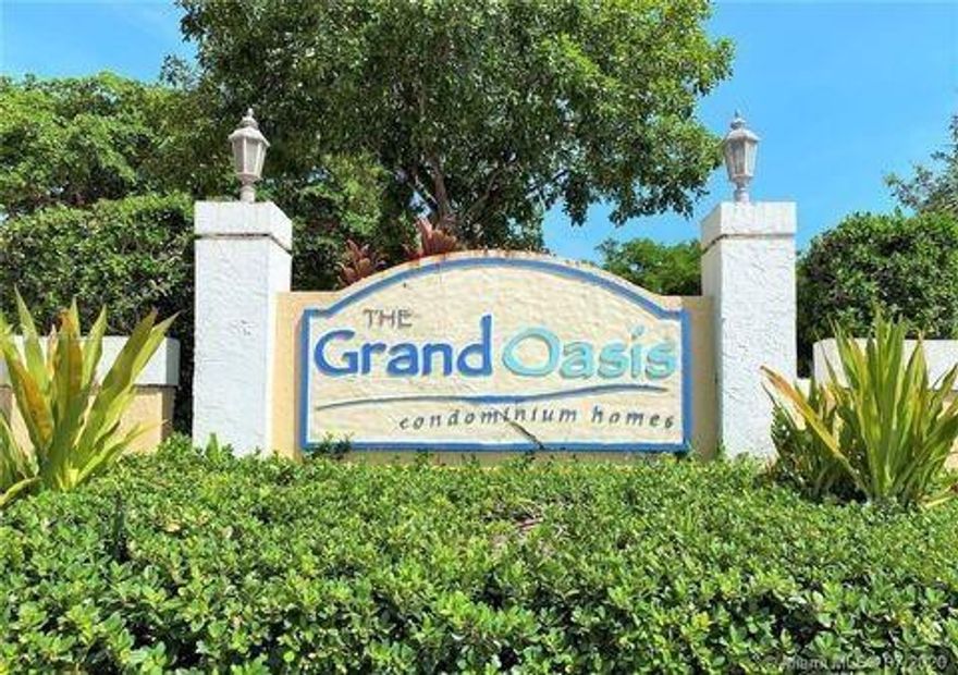 Very charming apt in Grand Oasis. Occupancy for May 3  First floor unit with super practical wood tile, very spacious kitchen with room for a table. The unit has newer AC unit and newer washer and dryer and counters. Screened porched and two assigned parking spaces about 20 steps away. The community has many amenities pool, jacuzzi and gym very close by. HOA requires 650 credit score and takes about 10 days to approve.