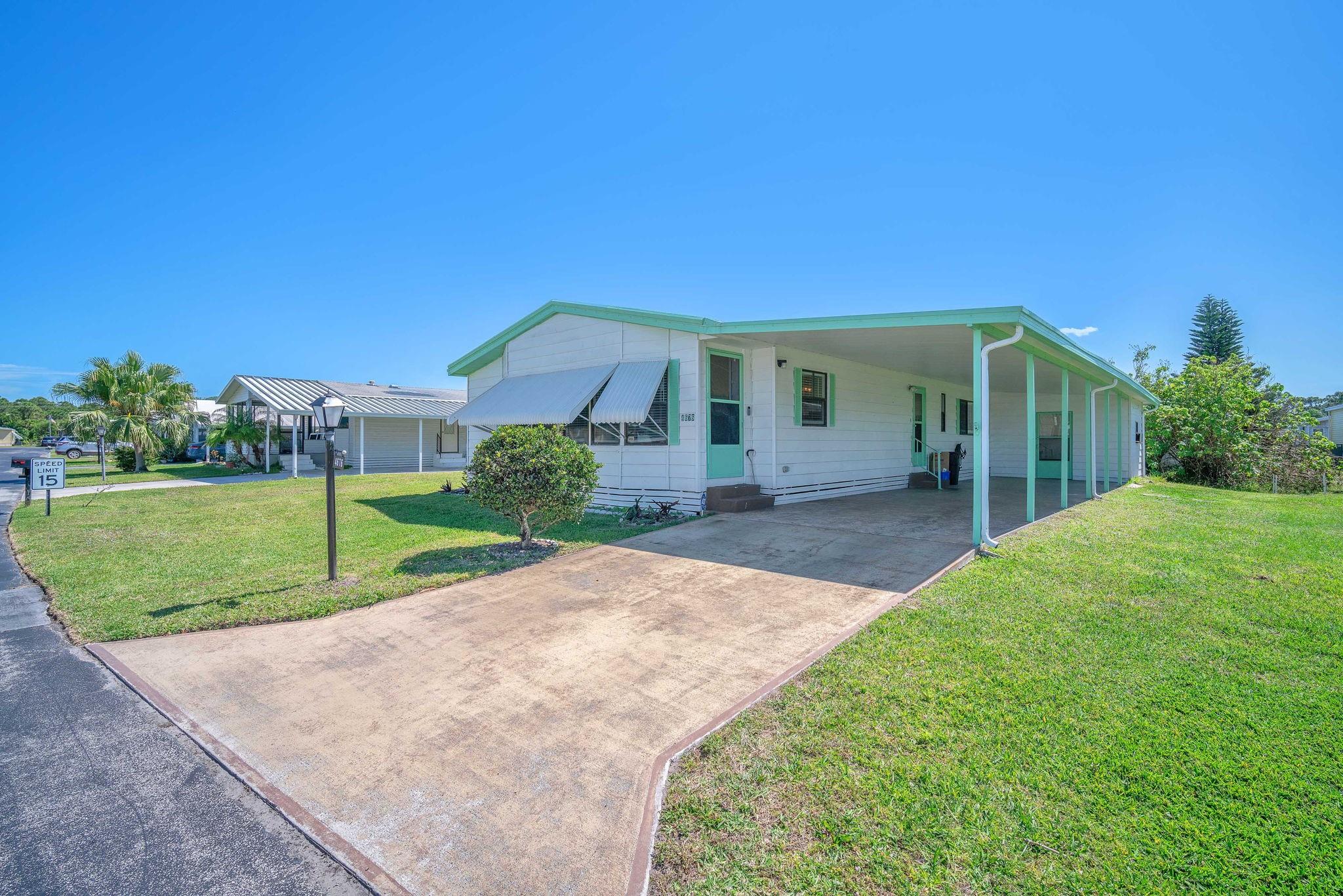 Charming 55+ Manufactured Home Just Minutes from Stuart’s Beautiful Beaches
Welcome to your slice of paradise! This rare opportunity offers two well-maintained manufactured homes in a desirable 55+ community in scenic Stuart, Florida—just a short drive from some of the best beaches on the Treasure Coast. features 2 bedrooms and 2 bathrooms, open-concept living spaces, updated kitchens, and spacious screened-in porches—perfect for enjoying warm coastal breezes year-round. New AC. New stove. And easy go show.