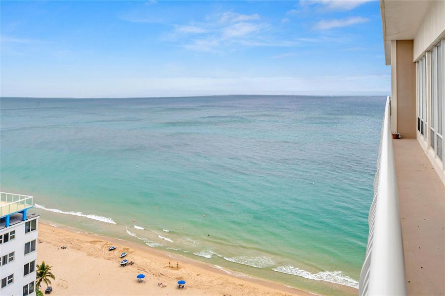 Beachfront building with magnificent ocean and city views.

This beachfront building features stunning ocean and city views. The penthouse furnished apartment includes two bedrooms and two bathrooms, offering 1,356 square feet of living space. The spacious living room is perfect for relaxation and entertainment, while the bedrooms provide ample closet space. Each bathroom is equipped with essential fixtures for your convenience. The unit also comes with a dishwasher, as well as a washer and dryer for added convenience.
Amenities include an elevator for easy access, a smoke-free environment, and a gated entry for security. Residents can enjoy access to a pool area for leisure activities. The property is available for annual or seasonal rent