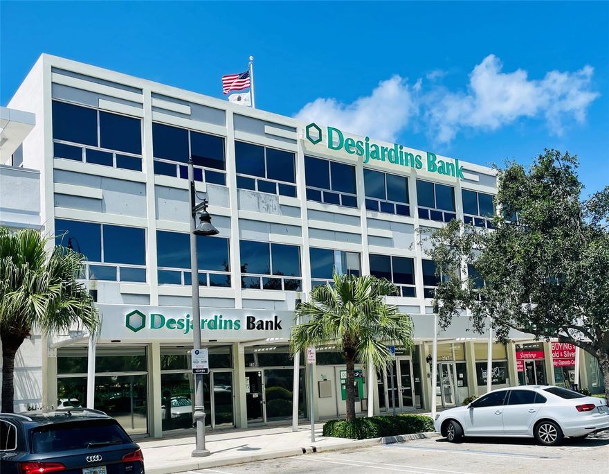 The Atlantic Building is a 3 story 17,389 Sq. Ft. building located in the heart of the Transit Oriented Development corridor in Pompano Beach. Anchor tenant is Desjardins Bank. Present income is $300k+-. Current MM Zoning would allow 90 units/ acre and 85’ height. New Transit Oriented EOD zoning would permit a variety or uses including hotel, multi- family residential, and numerous office & retail uses. Perfect for the buyer seeking high traffic counts and income demographics.