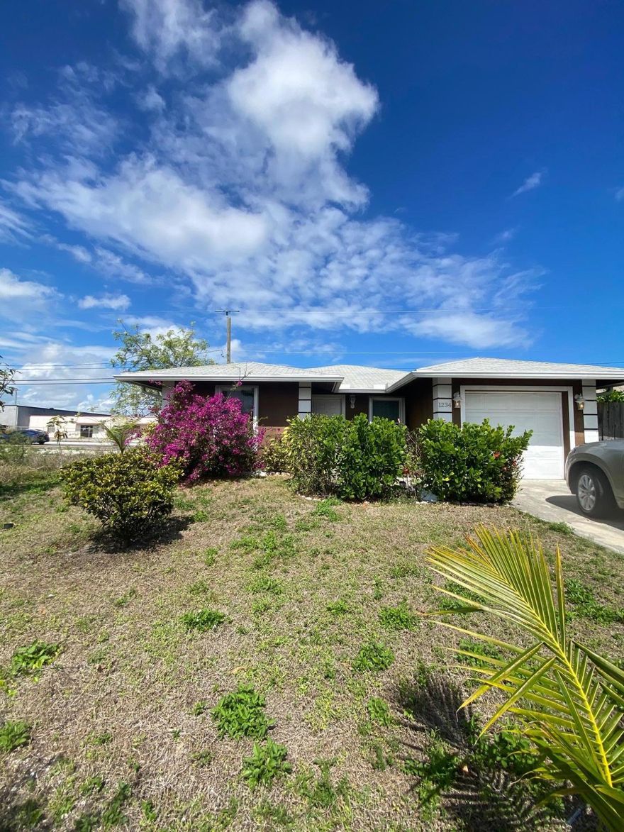 This Awesome 3 Bedroom, 2 Bath Single Story home is just 15 years old. Accordion Shutters throughout One Year C-21 Home Protection Plan to buyer at closing for piece of mind protection! Tiled floors, One car garage. Nice lot with fruit trees and located just few miles from one of the best beaches in Florida that offers boating / kayak / paddleboard / snorkeling / biking and so much more! This Home is also just a quick ride to Beach-side Restaurants, Shopping, Intercostal Waterways, many Parks, Peanut Island, and Rivera Beach City Marina. It is  just minutes away from  WPB Cityplace, Clematis Street, Downtown at the Gardens Mall and Palm Beach International Airport. This has Great Rental potential or short term too! At this price, won't last!