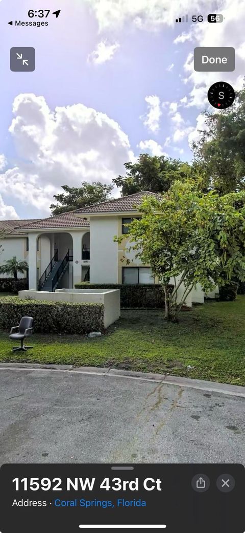 A home in Coral Springs