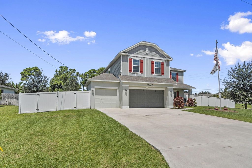 Photo of 4502 SW Hallmark Street, Port Saint Lucie, FL 34953 (MLS # R11114240)