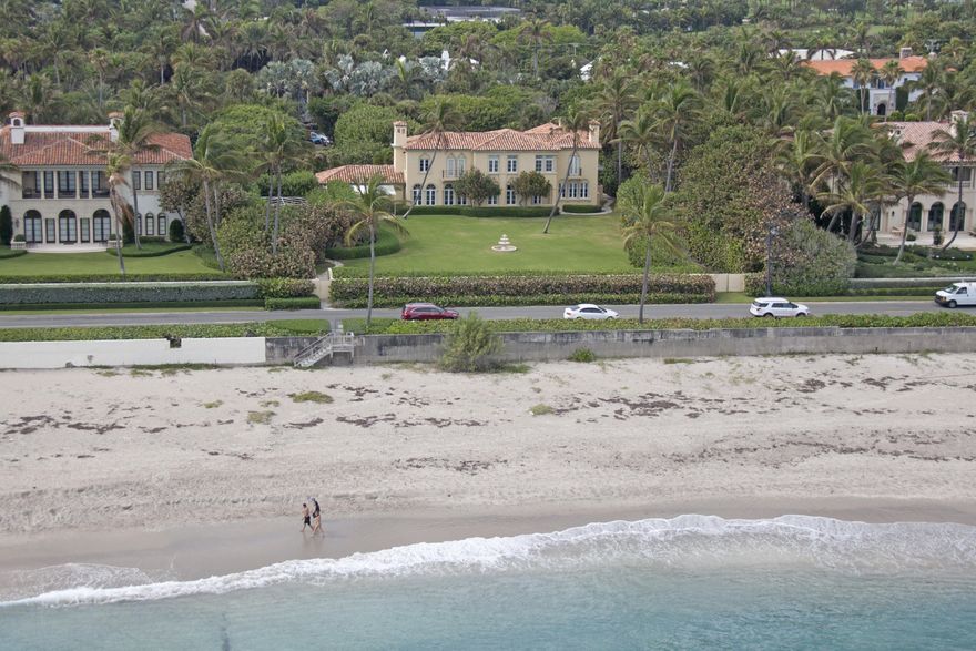 Located in Palm Beach’s Estate Section, “Audita” features gorgeous ocean views and boasts 150 feet +/- of ocean frontage. Originally designed by acclaimed society architect Addison Mizner, the Mediterranean landmarked estate stands majestically surrounded by impressive grounds and gardens. Separate guest house and 2 car garage. Exceptional rare location three blocks from Worth Avenue. Land expansion possible with 95 Middle Road.