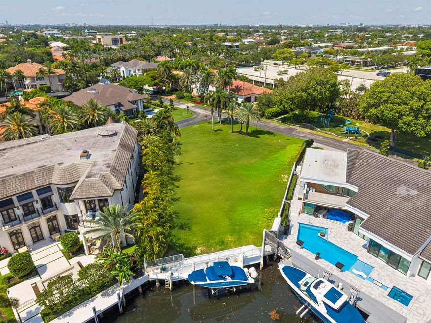Welcome to The Sanctuary--Boca Raton's most coveted and ultra-exclusive waterfront enclave, celebrated for its unmatched privacy, 24/7 armed gate security, and world-class yachting lifestyle. This rare .44-acre lot rests along a tranquil private canal, offering direct ocean access and a full-service dock--i** Subject to demo existing property. Residents of this prestigious community enjoy access to tennis courts, a private park, and meticulously landscaped grounds--all just minutes from pristine beaches, premier golf clubs, fine dining, and world-class shopping. ** Subject to demo existing property