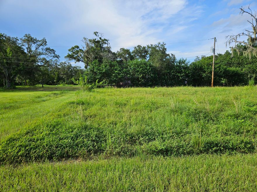 40X90 cleared land, No HOA, Paved Road, Near Freshwater, Brackishwater, and Saltwater for fishing and water activities. 20 minutes to Stick Marsh/Farm 13 Reservoir known for best bass fishing, 20 minutes to Indian River Lagoon/Intercoastal Waterway, 25 minutes to Atlantic Ocean. Great location for year-round living or seasonal. List of local builders available. Buyer to bring in water/sewer/septic connections, none on site. ''Owner is FREC Registered''.  Building requirements are at least 1,000 sq ft residence with 2 car enclosed garage and easements of 5ft on one side and 12 ft on other side.  This may be modular home with RDMH Certificate.
