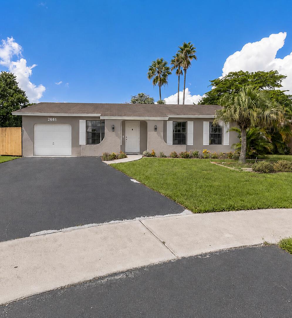 2681 NW 108TH Avenue, Sunrise FL 33322