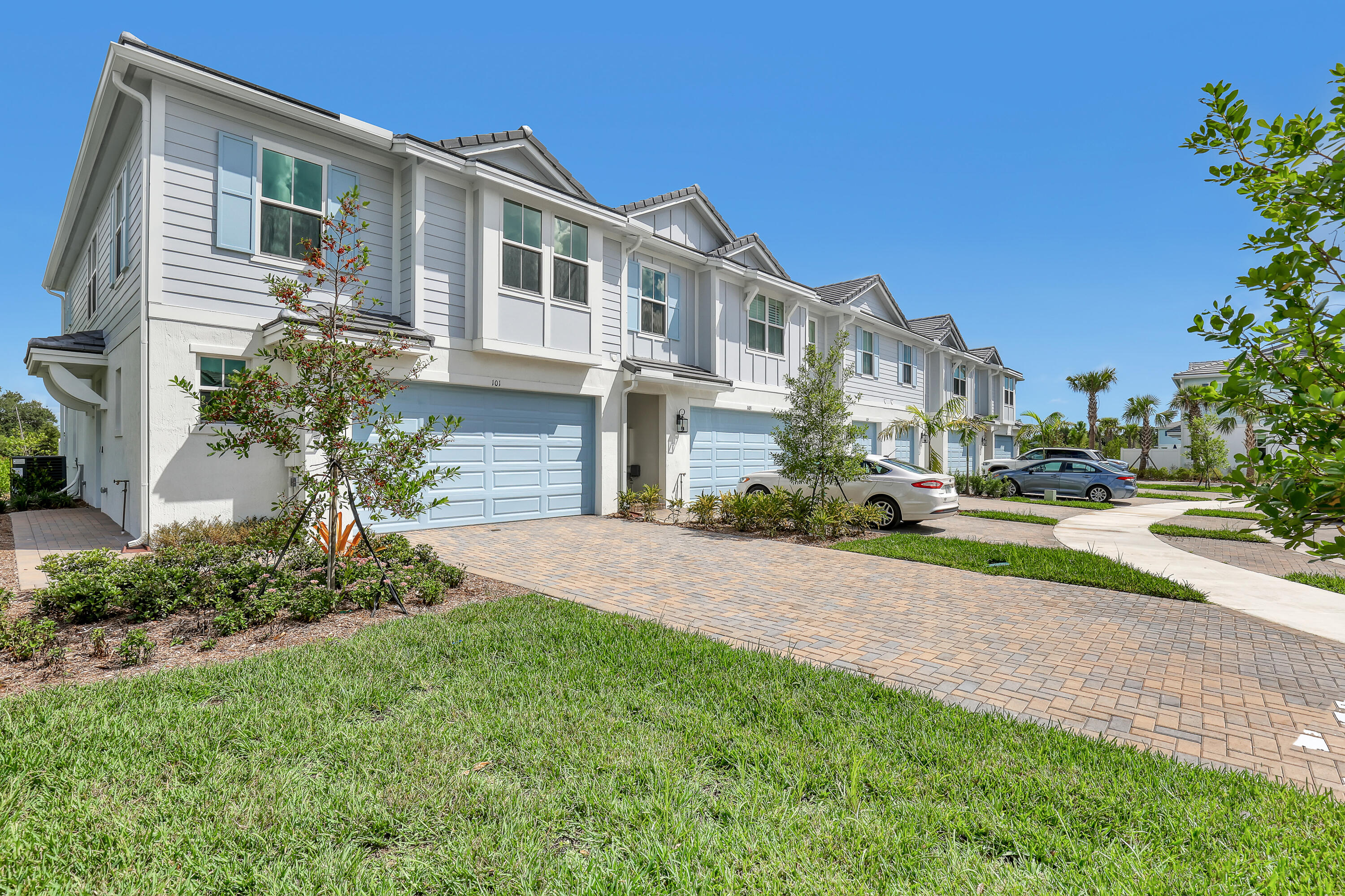 This 3 Bedroom 2.5 Bath Townhome is located in the stunning new Salerno Reserve Community just mins drive from I95. This Lakefront Property is conveniently located close to the Resort Style Community Pool, Pickle Ball Courts, Kids playground and Clubhouse.This home is new construction and most contemporary which has never been lived in. There are many restaurants and stores close by which is very convenient. This colorful neighborhood is vibrant and most cheerful. Be the first to move into this beautiful home and enjoy this elegant neighborhood.