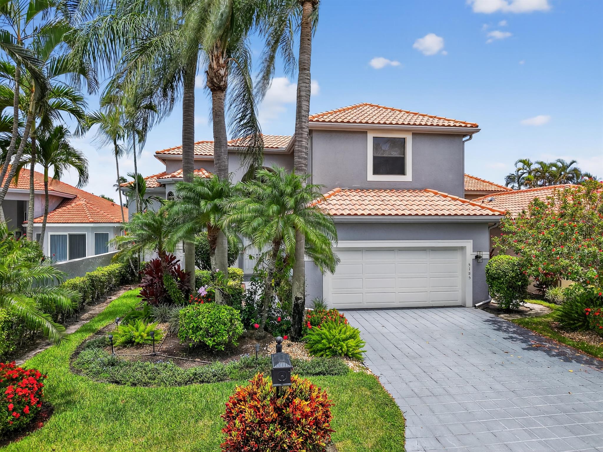 Fabulous Home in Manchester at the Polo Club of Boca Raton!This stunning residence offers 2 bedrooms on the main level, including a spacious primary suite featuring his and her baths, one of which serves as a cabana bath with direct access to the private pool--perfectly positioned to enjoy breathtaking golf course views.The second bedroom on the main floor can function as either a guest room or home office and includes its own full bath. The open-concept layout boasts a large living room and dining area, an open kitchen/ family room--all on one level--plus a convenient powder room.