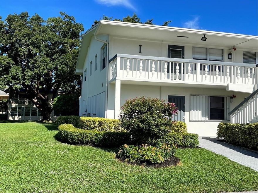 Location...Location...Location.. Rarely available Charming 1st Floor.. 2 BR 1-1/2 Bath unit in well kept building.. Mrs. Clean lives here!!.. Unit comes partially furnished.. Pristine condition.. Updated Kitchen.. Updated bathrooms.. Non rental building.. No Saturday Showings..55+ Community
