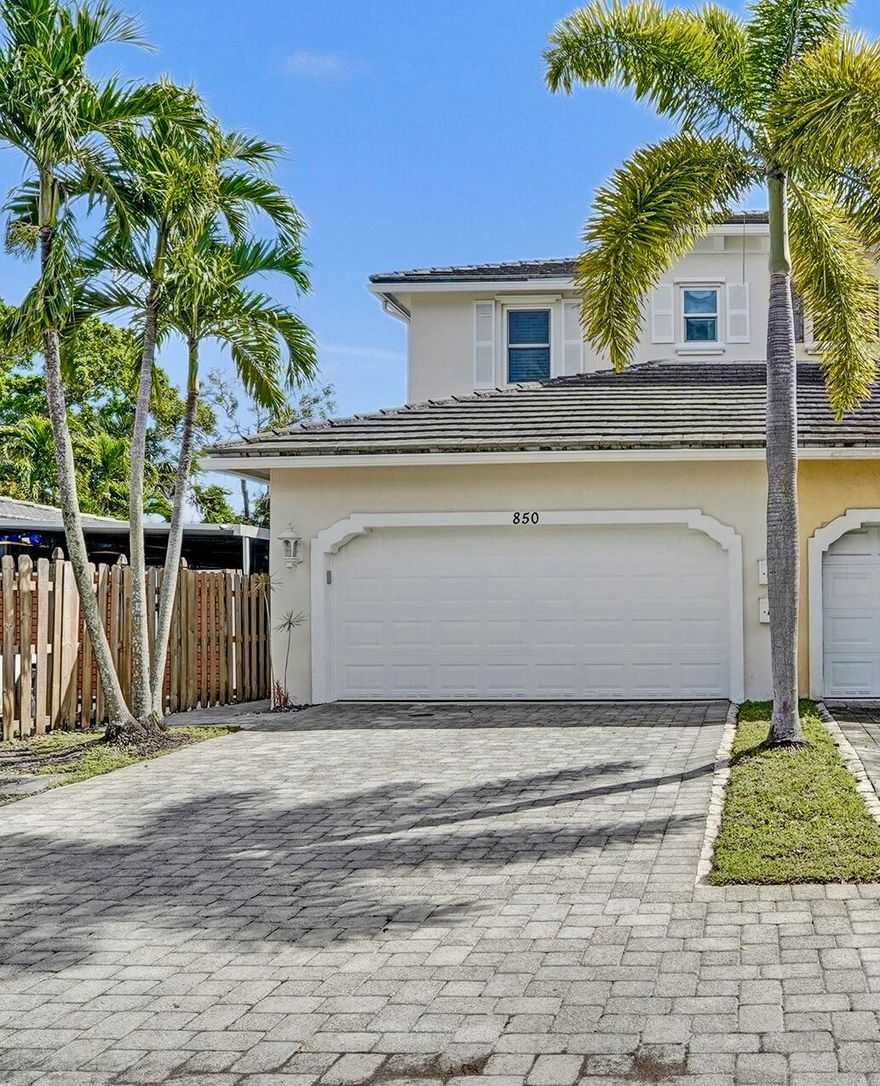 WELL MAINTAINED, GORGEOUS TOWNHOUSE W/ PRIVATE POOL. POLISHED MARBLE & WOOD FLOORS, GRANITE COUNTERS & STAINLESS APPLIANCES, HIGH END CLOSET ORGANIZERS,  DUAL SINK MASTER BATH W/LARGE MARBLE SHOWER & JETTED TUB, HIGH-HAT LIGHTING & DECORATIVE MOLDINGS THRUOUT. PRIVATE YARD, GARAGE & DRIVEWAY PARKING.  NO RESTRICTIONS, NO HOA.  OK TO LEASE.  CLOSE TO DOWNTOWN, HIGHWAYS, SHOPPING & BEACHES. DUAL ZONE AC—BOTH NEWER UNITS 2026 & 2020, EXTERIOR PAINT 2026, WASHER 2023, RANGE 2019, BELT DRIVE GARAGE DOOR OPENER 2024, IMPACT & SHUTTERS ALL AROUND.  TO REPEAT--NO HOA, NO RESTRICTIONS. OK TO LEASE.