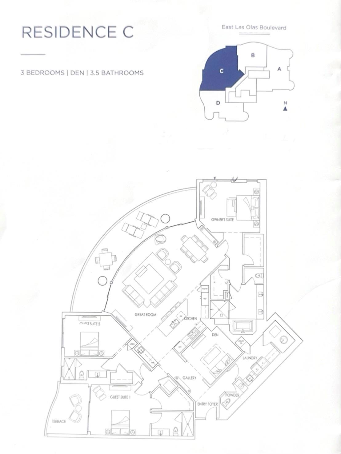 100 Las Olas - Residential
