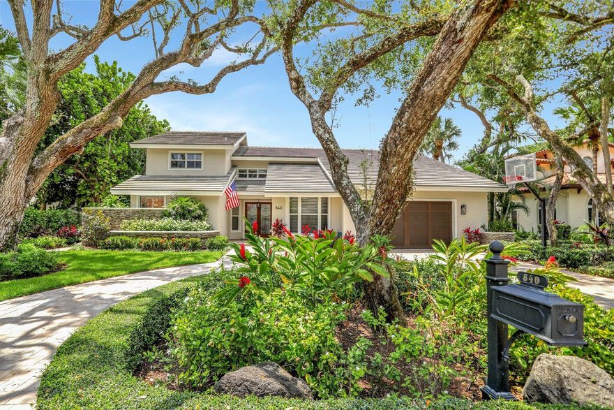 Discover unparalleled luxury in this stunning 5-bedroom, 3.5-bathroom waterfront pool home located in the highly sought-after community of Carriage Trade in East Boca Raton. This meticulously maintained residence offers a blend of modern updates and timeless elegance, making it the perfect sanctuary for discerning buyers.Step inside and be greeted by an interior bathed in natural light, thanks to all impact glass windows and skylights. The remodeled kitchen, completed in 2018, boasts top-of-the-line appliances and finishes, including a brand-new dishwasher installed in 2024. The vaulted ceilings add an open, airy feel to the living spaces, creating an inviting atmosphere for both relaxation and entertaining.SEE ''MORE''...