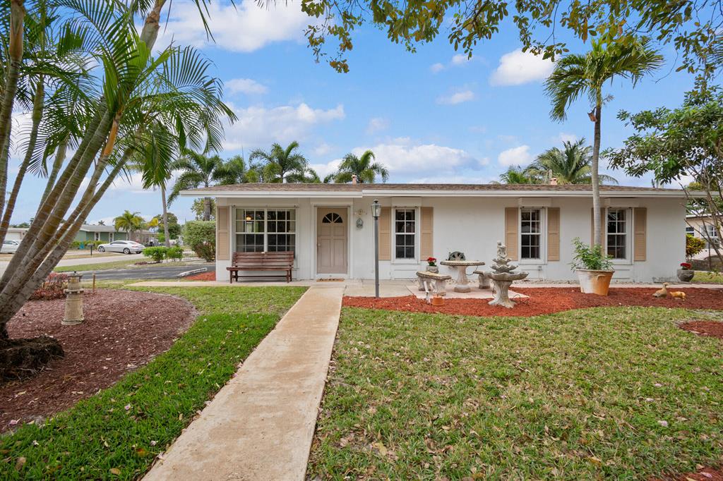This is an amazing little find! 4/2 1192 sqft CBS newer roof (2016), ac (2021), water heater (2009), & stove (2022). NO HOA. Roll down & Accordion shutters. This property has been impeccably maintained and is ready for your personal touch!! Corner lot! It's super close to 95 and the intracoastal. CALL TODAY THIS ONE WON'T LAST LONG!