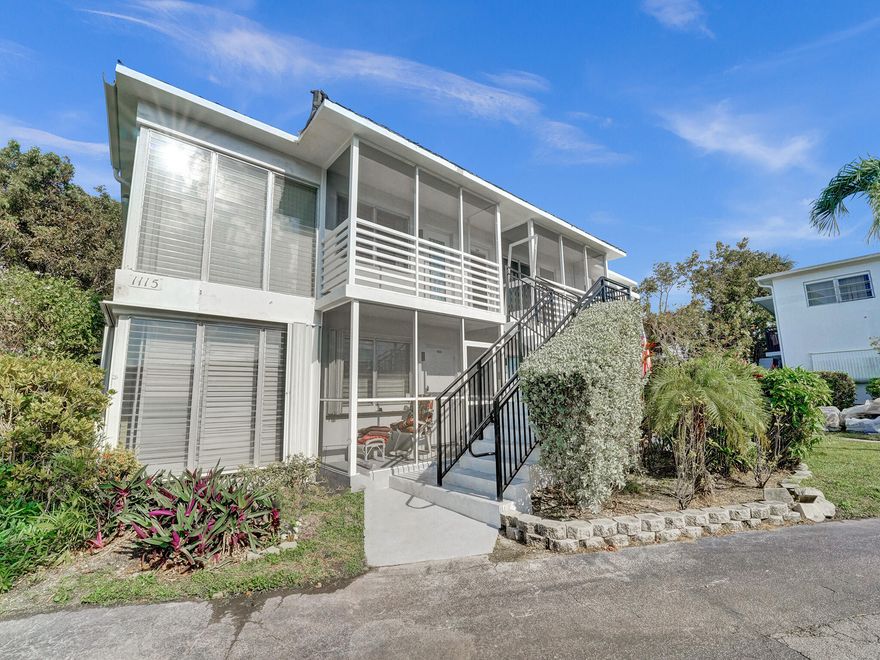 Cliff Lake Villas is a 55+ community. This one bedroom unit has central AC and is extremely well kept and offers comfortable easy living. Original Terrazzo floors give it the old Florida Feel. The Kitchen is complete with portable washer and dryer and has another exterior door with a staircase. Kitchen has vinal flooring"with terrazzo underneath: Unit 19C is located on the 2nd floor. Can be rented Immediatly! only 4 units per bldg. Located across the street from waterway, where Boat slips can be rented when available, up to 30ft. Located, where you can walk to the Beaches, Intercoastal waterway's and pick up the water taxi, fine dining and Shoppes. In a choice East Ft Lauderdale neighborhood. This is a Co-Op, with a private pool and BBQ area. Mins. to Airport. Come see for yourself!!