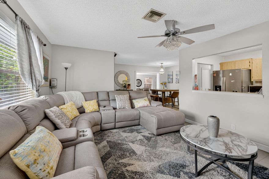 Contemporarily renovated 2BR, 2BA + Den/Office/Florida Room twinhome in the heart of Margate! This beautifully updated one-story home features an open kitchen with new stainless steel appliances, large passthrough, and modern finishes throughout. Enjoy a spacious primary suite with walk-in closet and remodeled bath, dual enclosed patios, neutral tile flooring, and a new roof (2024), A/C (2020), and water heater (2022). Outdoor highlights include a covered patio, pergola, shed, fenced yard, and fruit trees (avocado, mango, sugar apple & soursop). Deep driveway, no HOA, and can be rented immediately! Contemporarily Renovated 2 Bedroom, 2 Bath + Den/Office/Florida Room Twinhome in the Heart of Margate!

Welcome to this beautifully updated one-story attached twinhome, perfectly situated in the heart of Margate. Designed with modern living in mind, this home offers a seamless blend of comfort, functionality, and contemporary style throughout every detail.

Step inside to discover an open-concept layout that enhances natural light and flow. The chef-inspired kitchen is the true centerpiece of the home, featuring new stainless steel appliances, ample cabinetry, a large passthrough window, and a spacious layout ideal for entertaining family and friends.

The primary suite offers a relaxing retreat with a generous walk-in closet and a luxuriously remodeled bathroom showcasing custom tilework, updated vanities, and a frameless glass shower enclosure. The guest bedroom is equally inviting, providing excellent comfort and privacy for family or visitors.

Versatility defines this home with an additional den/office/Florida room, perfect for working from home, creating a relaxation space, or converting into a cozy reading area. Two enclosed patios/Florida rooms add even more living flexibility, allowing for both indoor and outdoor enjoyment all year round.

Recent upgrades ensure peace of mind and long-term value, including a new roof (2024), A/C system (2020), and water heater (2022). The entire home features neutral tile flooring throughout, creating a clean, modern aesthetic that complements any décor style.

Step outside to your own private tropical oasis  a tranquil outdoor entertainment area designed for relaxation and gatherings. Enjoy the covered patio, pergola, and standalone shed surrounded by lush, fenced-in grounds and an abundance of tropical fruit trees, including avocado, mango, sugar apple, and soursop. Whether you're hosting weekend barbecues or simply enjoying your morning coffee, this outdoor space offers the perfect retreat.

Parking is never an issue with the deep multi-car driveway, providing ample space for residents and guests alike.

Best of all, there is NO HOA, meaning no restrictions and the flexibility to rent immediately  a rare find in today's market!

This property truly checks all the boxes: contemporary upgrades, functional design, prime location, and outstanding value. Perfect for homeowners or investors seeking a move-in-ready property with exceptional potential.

Don't miss this incredible opportunity to own a piece of Margate  where comfort, style, and convenience meet.