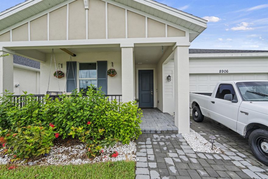For Rent! Be the first to enjoy this brand-new 4-bedroom, 2-bath home offering nearly 2,000 sq. ft. of modern living space in Port St. Lucie's desirable 34986 area. Built in 2024, this home features an open floor plan with sleek tile floors in the main living areas and plush carpet in the bedrooms. The spacious kitchen flows seamlessly into the dining and living spaces, perfect for entertaining or relaxing. The primary suite includes a private bath and walk-in closet, while large windows fill the home with natural light. Outside, enjoy a landscaped yard in a quiet community, all just minutes from I-95, shopping, dining, and entertainment. Move-in ready and waiting for its first tenants!