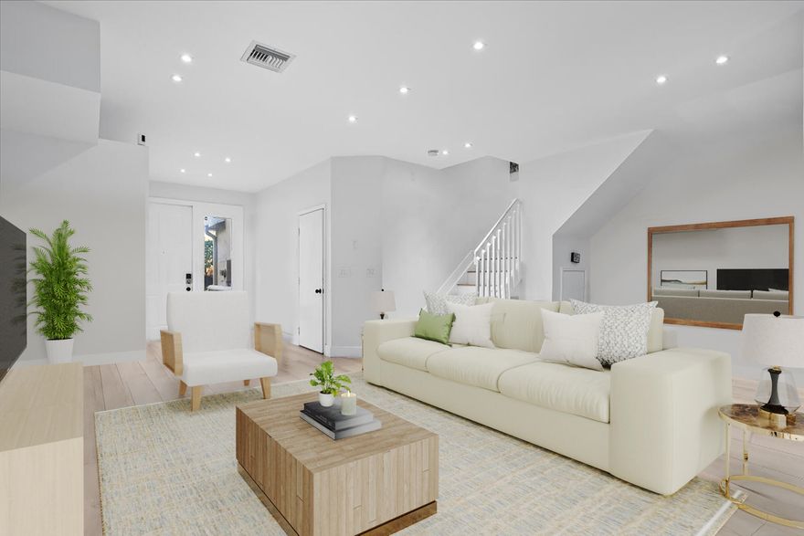 Welcome to Victoria Isles townhomes. This 3 BR 2.5 BA (+1 car garage) gem is one of a handful of homes with spectacular tropical preserve views, nestled into the quietest and most private end of the community. Enjoy a large-scale open floor plan with lots of natural light and a fully upgraded interior: from a high-end kitchen with quartz countertops to all new flooring, remodeled bathrooms and an incredible rainfall shower overlooking the preserve (makes you feel like you're on vacation - every day!). This home comes with a brand-new roof, updated AC and WH, and a one car garage. Very family friendly community with resort-style amenities, just minutes from the Sawgrass Express Way and the Turnpike, giving you fast access in every direction.