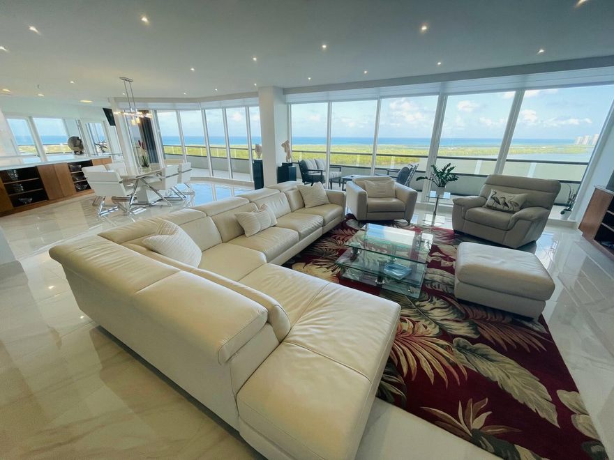 Stunning Luxury Residence Once in a lifetime opportunity to own a breathtaking, architecturally designed and completely reimagined residence in the prestigious 100 Lakeshore Tower. This exquisite 3-bedroom, 3.5-bathroom 18th floor high rise condominium home offers an unparalleled combination of elegance, and modern sophistication.Step inside to discover porcelain flooring throughout, setting the stage for a sleek and timeless aesthetic. The gourmet kitchen is a chef's dream, featuring top-of-the-line Thermador appliances, granite and onyx countertops, and custom cabinetry perfect for culinary enthusiasts and entertainers alike.Designed to maximize comfort and style, the fully open-concept living and design. Don't miss your chance to experience the ultimate waterfront lifestyle.