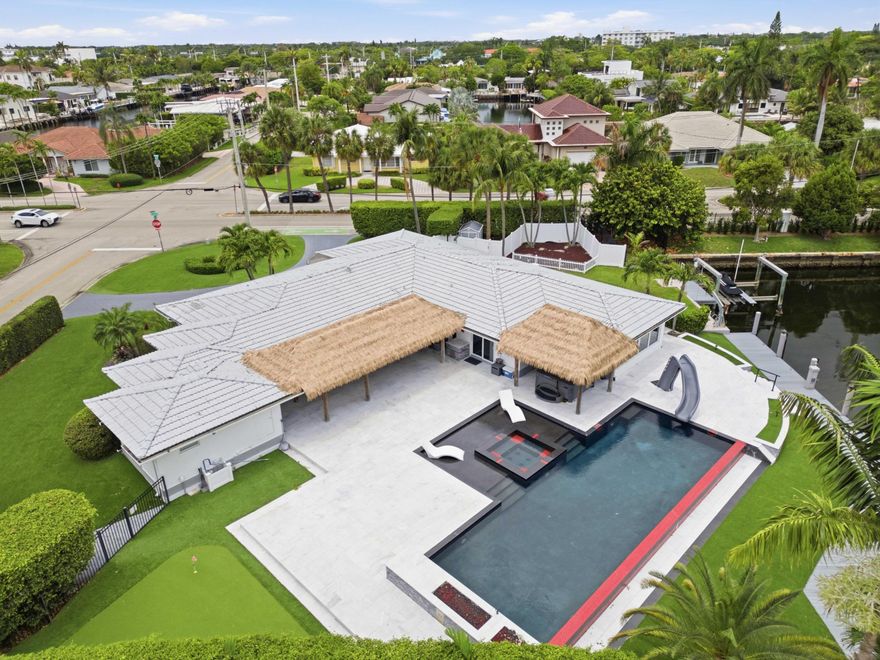 Exceptional waterfront opportunity in the prestigious Landings community of Ft. Lauderdale. Situated on an oversized 19,354 sqft lot, this property offers incredible flexibility to renovate the existing residence or build a brand-new custom waterfront estate in one of the area's most sought-after neighborhoods.   The current home offers 95 feet of dockage with 144 feet of water frontage, providing direct access to the Intracoastal and ocean, ideal for boaters and water enthusiasts. Existing dock features include a 20,000 lb boat lift and space for additional watercraft  The expansive lot and prime waterfront location make this an outstanding opportunity for end users, builders, or investors looking to create a luxury waterfront masterpiece. Enjoy close proximity to Beaches and restaurants!