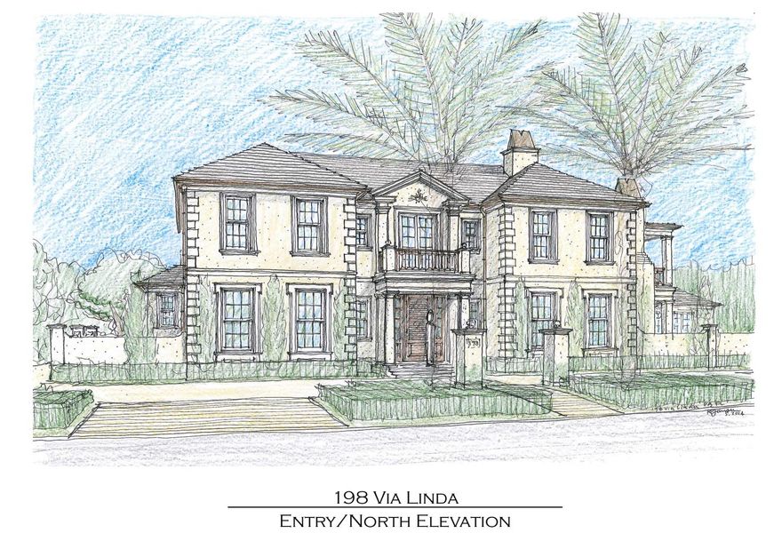 Current Estimated Completion is March 2018. This is a stunning Neo Classical/ West Indies Style two story home which consists of 5 bedroom/6.4 bath, with an office, dining room, down stairs master, 4 bedrooms upstairs, upstairs and downstairs laundry, small staff quarters upstairs, upstairs loft and large balcony, two wood burning fireplaces, 2 car garage. The architect is Roger Janssen and builder is Chip Janssen. Over 20,000 SF lot. This house is wired and equipped for the Tesla Solar Roof and Tesla Power walls. If they are available before completion of the house they will be installed. The house has outdoor kitchen, built-in grill, cabana with a changing room, sauna, bathtub, and 5 shower heads. The cabinetry work is all custom from Italy. 4 A/C zones.