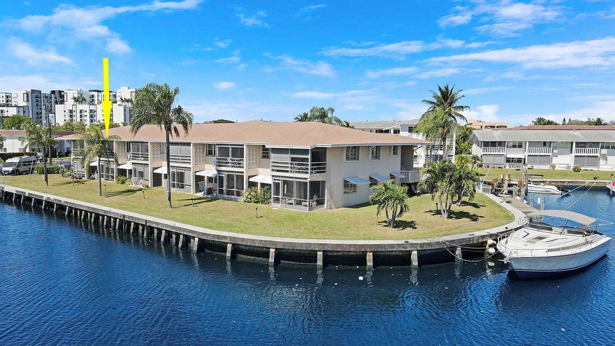 Wonderful turnkey condo located at the end of a small street in a laid back and friendly building directly on a canal.
Enjoy the breeze from your waterfront screened in balcony, or take a dip in the heated pool just steps from your condo. This condo also offers dock space when available at only $3/ft/month. Ocean access with fixed bridges, at low tide aprox 10-12 feet. 
Located on the second floor this condo has no unit above it so it is very quit with great views. This 2 bedroom and 2 bathroom unit comes fully furnished and has been very well maintained.  Hurricane impact windows and sliders have the accordion shutters. Located in walking distance from many great restaurants and shop and mins from the beach.
 Don't miss out on one of the best units in the building!