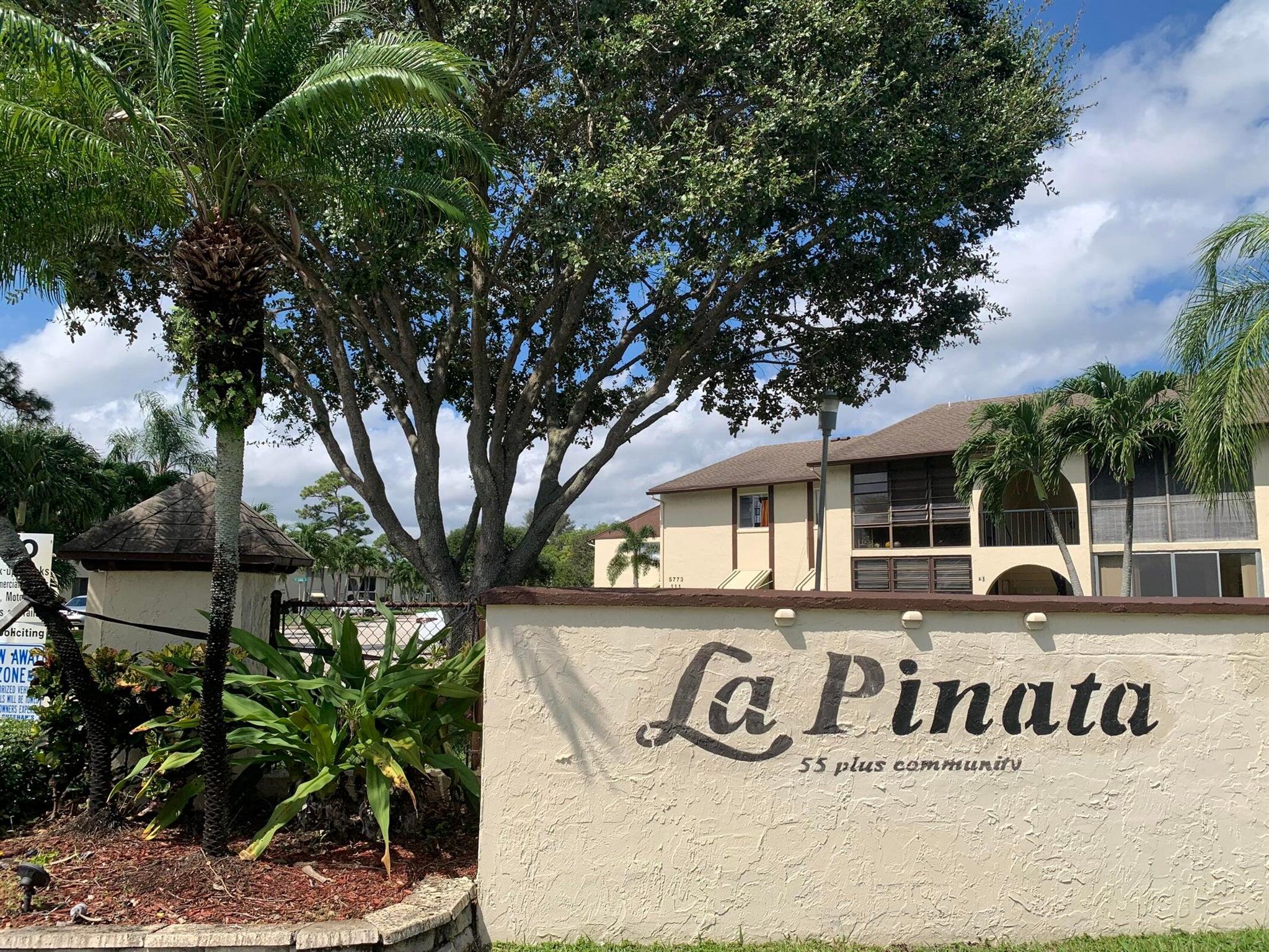 Welcome home to this cozy 1st floor condo with a great open floor plan ,Featuring a spacious living room and dining area with neutral laminate wood floor , New A/C , laundry room w/ full size washer/dryer from 2021, spacious master suite w/walk-in closet, extra outside storage closet , HOA Maintenance offers Strong Reserves, cable and internet. A new roof is being installed in the community. you can rent out the unit immediately upon purchase, but only during the season and for a maximum of 6 months, Enjoy ALL community's Amenities heated pool, bocce ball courts, shuffleboard, along with a peaceful scenic walking path around the beautiful lake. Conveniently located near shops, airport, and the turnpike. Don't miss this chance to make this exquisite condo your home,
