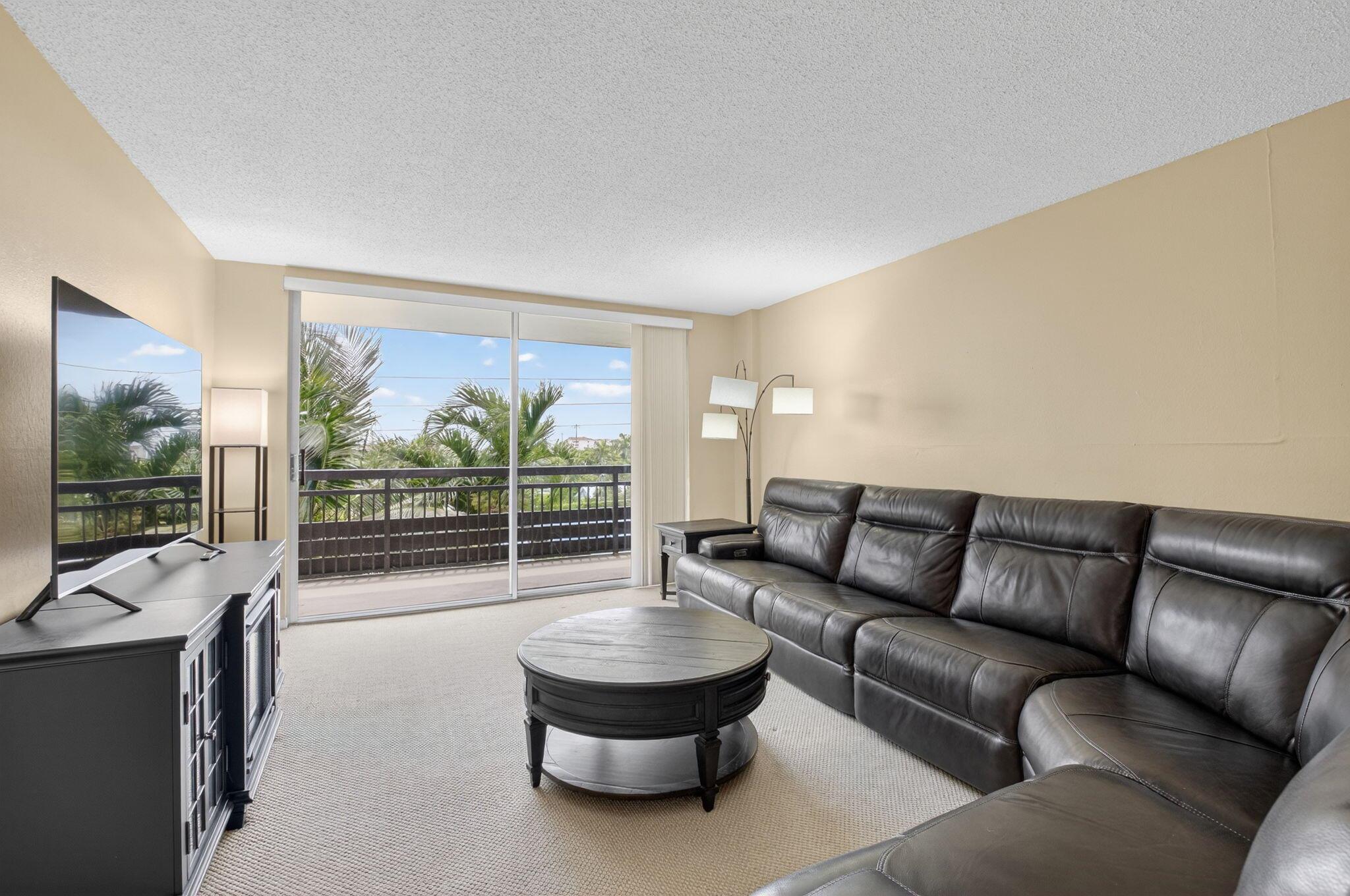 Fully Furnished 2BR/2BA Condo in a Boutique East Boca Building - All Assessments Paid!Welcome to your move-in-ready, 2 bedroom, 2 bathroom condo with a private lanai, located on the 4th floor of a charming 5-story building. Perfectly situated just minutes from the beach, Mizner Park, and vibrant downtown Boca, this condo is nestled within a friendly, active adult community offering the best of both comfort and convenience. Enjoy peace of mind with Hurricane shutters, deeded covered parking spot, large private storage unit and a building that's currently undergoing renovations with all current assessments already paid by the seller, so you can enjoy the upgrades without paying the extra costs. The community offers a renovated pool, shuffleboard and a clubhouse