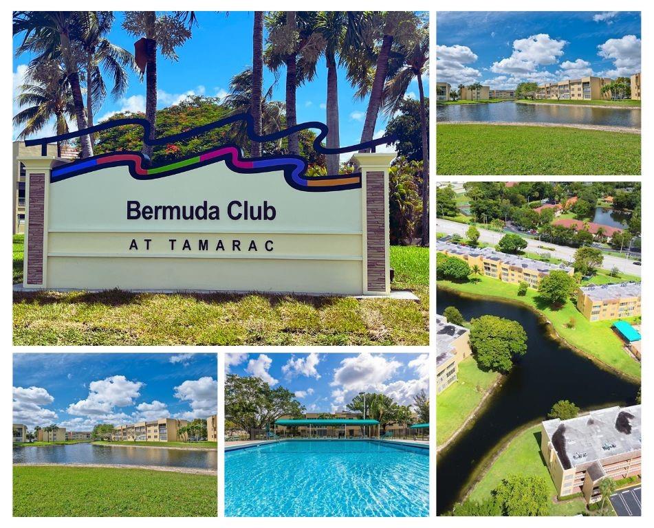 Move-In Ready Corner Unit in Bermuda Club – 55+ Community Welcome to this bright and spacious 1-bedroom, 1-bath unit located on the 2nd floor in the highly desirable Bermuda Club, an active 55+ community. This beautifully updated unit features a modern kitchen, renovated bathroom, newer laminate wood flooring, and a generous walk-in closet. Enjoy a vibrant, resort-style lifestyle with access to 4 heated pools, a clubhouse, tennis courts, fitness center, game room, movie room, and more. Assigned parking plus ample guest spaces make it easy for visitors. Community Requirements: At least one occupant must be 55+. No residents under 18. Minimum 675 credit score 20% down payment required