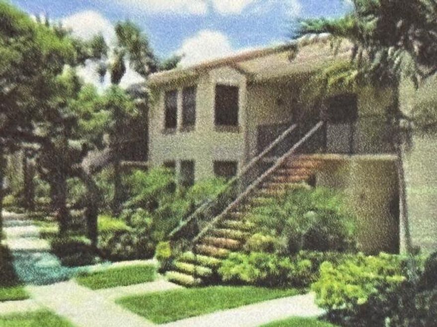 Nice clean unit on the 2nd floor. Split plan 2/2 with a refreshing garden view from screened in patio. Great location, close to I-95. Good amenities. Plenty of parking spaces for your guests. All measurements are approximate. Water included in rent.