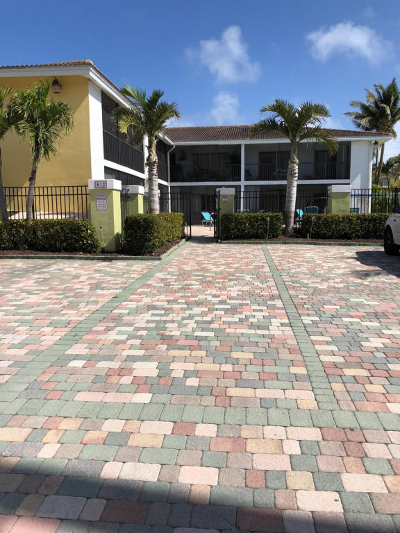 AVAILABLE FOR MOVE-IN IMMEDIATELY. COMPLETE RENOVATION TOP TO BOTTOM COMPLETED IN JANUARY 2018. BE THE FIRST NEW TENANT! ABSOLUTELY THE BEST KEPT PROPERTY IN THE AREA...STEPS TO THE OCEAN AND BEACH FROM THIS VERY WELL KEPT...QUAINT COMPLEX OF 10 UNITS WITH A COMMUNITY SWIMMING POOL. THE UNIT IS A LARGE 1 BEDROOM, 1.5 BATHROOM, SCREENED PATIO, WALK IN CLOSET, DUAL MASTER CLOSETS, WASHER & DRYER IN THE UNIT, AND UP TO 2-3 ASSIGNED TANDEM PARKING SPACES RIGHT IN FRONT OF THE ENTRY. WATER IS INCLUDED IN THE RENT. 1 PET PERMITTED - 25LBS. AND UNDER. $1,000 SECURITY DEPOSIT ,FIRST MONTH RENT, A CREDIT REPORT, AND TENANT APPLICATION (ATTACHED TO MLS) IS ALL THAT IS REQUIRED FOR MOVE IN.