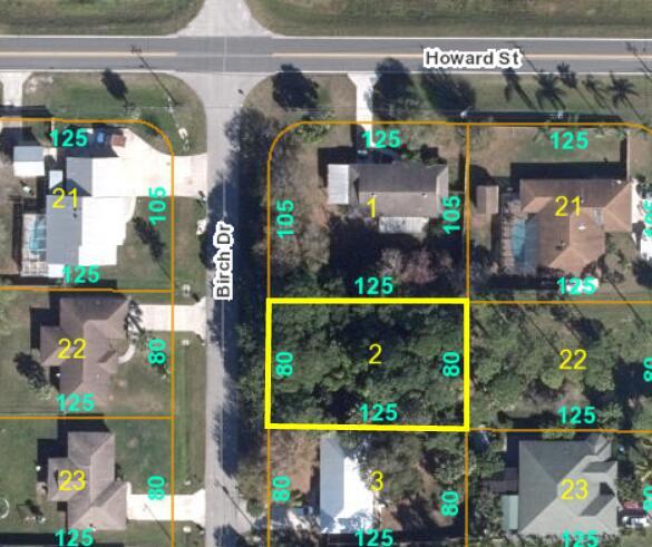 Great building lot east of US 1 in nice neighborhood of Indian River Estates. Centrally located, easy access to beaches and shopping.