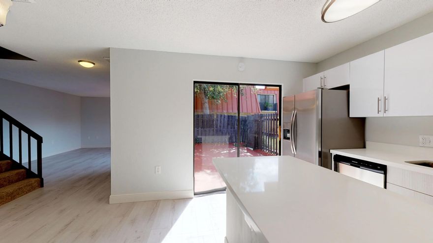 Totally Renovated ** Be the First to Move In Since Renovation ** New Open Kitchen ** New Cabinets and Quartz Counters **  Brand New SS Refrigerator, Range, Microwave & Dishwasher ** Both Bathrooms Newly Tiled, New Vanities, Mirrors & Toilets ** All New Flooring ** New Baseboards and Freshly Painted ** New Full Size Washer & Dryer and Window Treatments to Be Installed ** A/C to Receive Maintenance Check ** Will have Full Hurricane Panel Protection ** Great Location Offers Privacy and Convenient Guest Parking ** Great Palm Beach Gardens Location Near PBG Medical Center ** Large Fenced Private Patio ** Landlord Provides Professional Monthly Pest Control Inside and Out ** Dog Considered on Individual Basis (no cats) ** Good Credit Very Important and First, Last & Security a Must