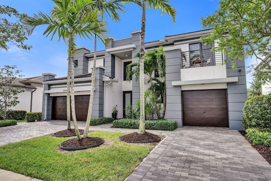 This beautiful home boasts 6 bedrooms, 6.5 baths, a study downstairs as well as the Primary suite, a large gameroom/bedroom, a resort style pool with spa, surround sound, artificial turf, lush landscaping, and a high-end outdoor kitchen, awnings, screened patio. Interior finishes include no carpet, upgraded railings, motorized blinds, and generator. Nothing left undone with hundreds and hundreds of thousands in tasteful, timeless upgrades. Complete Full rooftop solar panels reduce your electric bill significantly, epoxy garages, storage racks, built in and a extra large safe stays. The home is warm and inviting, situated in beautiful Cascata on Model Row block, resort style community with clubhouse  and a sports plex with pools, kids splash parks, basketball, tennis and more.